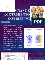 Columnas de Agotamiento o Stripping