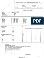 Clinica Especialidades San Judas Tadeo Ecg Holter Report: Print Time:2022-10-01 10:33:53