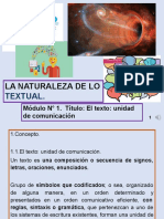 1.1. - Lo Textual y Su Naturaleza - 1