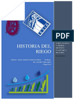 Historia Del Riego