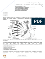 Lista NP2 Fisiologia Do Sistema Regulado1