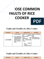 Diagnose Rice Cooker