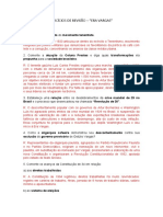 Gabarito Exercícios de Revisão Era Vargas