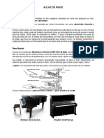 Aulas de Piano