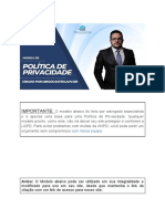 Modelo de Política de Privacidade e Segurança (Pronto para Usar)