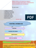 Control Interno de Compras, Cuentas Por Pagar, Inventarios y Costo de Ventas.