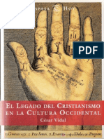 El Legado Del Cristianismo en La Cultura o Cesar Vidal