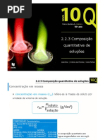 Composição Quantitativa de Soluções