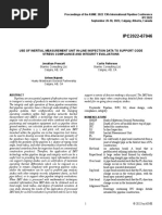 Ipc2022-87046 - Use of Inertial Measurement Unit In-Line Inspection Data To Support Code