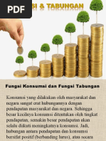 Teori Konsumsi Tabungan