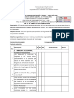 CUESTIONARIO DE CONTROL INTERNO DE INGRESOS 4ta. Entrega