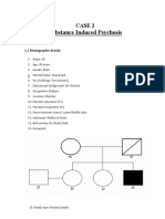 CASE 2 Substance Induced Psychosis