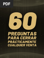 60 Preguntas para Cerrar Ventas