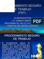 Procedimiento Seguro de Trabajo (PST)