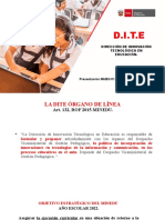 Presentaciòn DITE 01 de Julio 2022