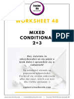 Worksheet 48. Mixed Conditional 23