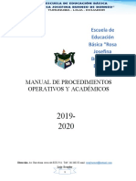 Manual de Procesos 2019-2020