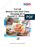 TLE G9 Q2 Module 5 BeautyCare NailCareNCII Perform Post Foot Spa Activity 1