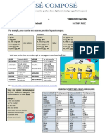 Passe Compose Exercice Grammatical Feuille Dexercices Fiche Peda - 52183