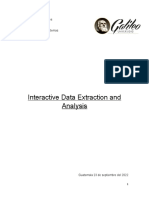 Interactive Data Extraction and Analysis