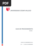 Guía de Procedimiento - Vacam