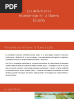 Las Actividades Económicas en La Nueva España