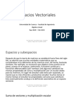 3 - Espacios Vectoriales