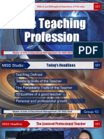 The Teaching Profession