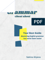 Grammar Cheat Sheet - Intermediate Level