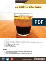 Cold Brew Recipe Download