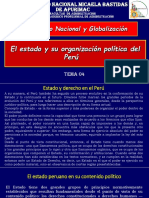 Tema 04 El Estado y Su Organizacion Politica