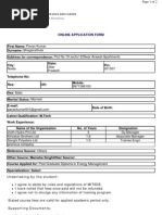 Application Form