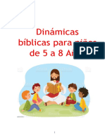 Dinámicas Bíblicas para Niños de 5 A 8 Años