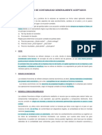 Principios de Contabilidad Generalmente Aceptados (Práctica 1)