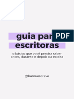 Guia para Escritoras Por Karouescreve