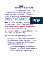 Jurisdiction of Cta Enbanc and Division