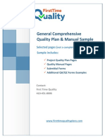 General Contractor Qa QC Plan Complete Sample