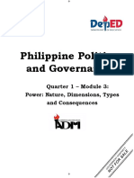 HUMSS 11 Module 3 Lesson1and 2 Phil. Politics Governance