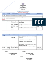 Weekly Learning Plan For Grade 4