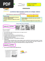 1 Lunes Sesiòn 3 de Abril Comunicación 4 Grado C Causa y Efecto