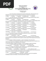 Diagnostic Test Organization and Management