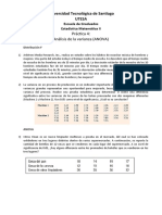 Practica 4 - Distribucion F y ANOVA