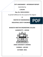 Rajan Industrial Safety Assessment - Internship Report