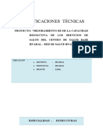 Grupo 5 - CSB Huaral Estr - Especificaciones Tecnicas