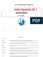 Spanish Ab Unit 1 Year 1