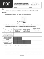 Fiches de TP Physique 1ère Année Toute L'année