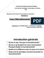 Cours Macro Economie Introduction Générale