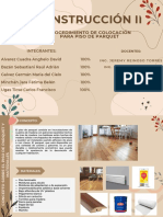 Procedimiento para La Colocacion de Pisos de Parquet