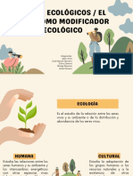 Elementos Ecológicos El Hombre Como Modificador Del Medio Ecológico