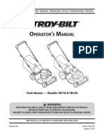 Perator S Anual: Push Mower - Models Tb110 & Tb130